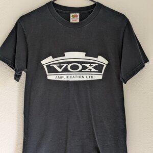 New Shirt VOX Amplifiers Amps Logo Black Small